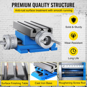 Milling Machine Cross Slide Worktable 4''x7.3'' 2 Axis Compound Precision V952-MX-75GZT000000001V0