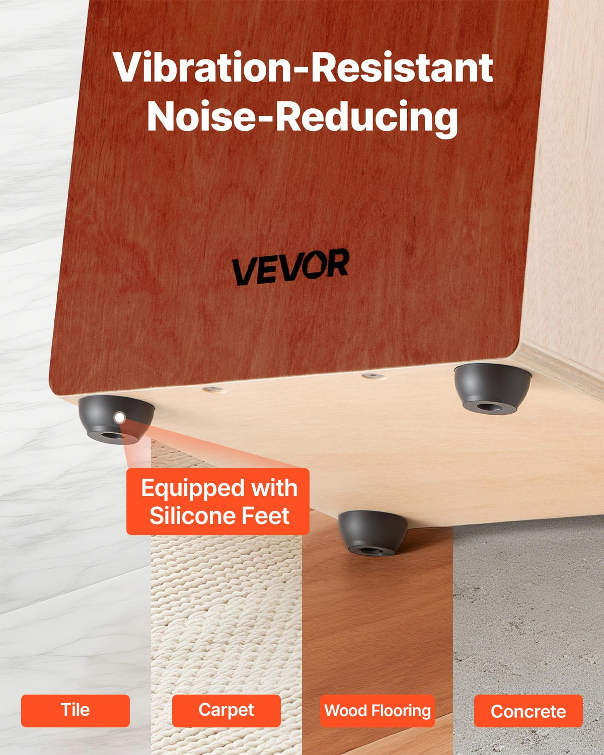 Cajon Box Drum, with Internal Guitar Strings, Lightweight Wooden Percussion Box, Portable Birch Wood Drum V952-MXGCGKJTXDBXXFWY8001V0