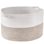 Cotton Rope Storage Basket 87L Woven Blanket Basket 20 x 20 x 14 in V952-MZCWLYZTL22W2SO26V0