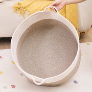 Cotton Rope Storage Basket 87L Woven Blanket Basket 20 x 20 x 14 in V952-MZCWLYZTL22W2SO26V0