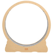 Cat Exercise Wheel, 120cm Wooden Cat Running Wheel for Indoor Cats up to 12.7kg Cats Treadmill with Carpeted V952-MZMPBJMWSMDB3W6JK001V0