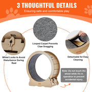 Cat Exercise Wheel Large Cat Treadmill Wheel for Indoor Cats 29.5 inch V952-MZMPBJYMSMDBZFT86V0