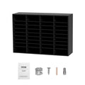 Wood Literature Organizer, 36 Compartments, File Sorter with Removable Shelves, Mailboxes Slot for Office V952-MZWJZLFPJBH363KG5V0