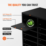 Wood Literature Organizer, 36 Compartments, File Sorter with Removable Shelves, Mailboxes Slot for Office V952-MZWJZLFPJBH363KG5V0
