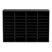 Wood Literature Organizer, 36 Compartments, File Sorter with Removable Shelves, Mailboxes Slot for Office V952-MZWJZLFPJBH363KG5V0