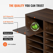 Literature Organizers, 36 Compartments Office Mailbox with Adjustable Shelves, Wood Literature Sorter V952-MZWJZLFPJBH36S6H5V0