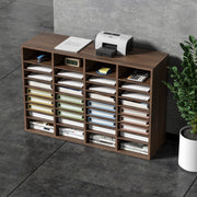 Literature Organizers, 36 Compartments Office Mailbox with Adjustable Shelves, Wood Literature Sorter V952-MZWJZLFPJBH36S6H5V0