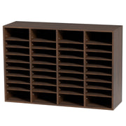 Literature Organizers, 36 Compartments Office Mailbox with Adjustable Shelves, Wood Literature Sorter V952-MZWJZLFPJBH36S6H5V0