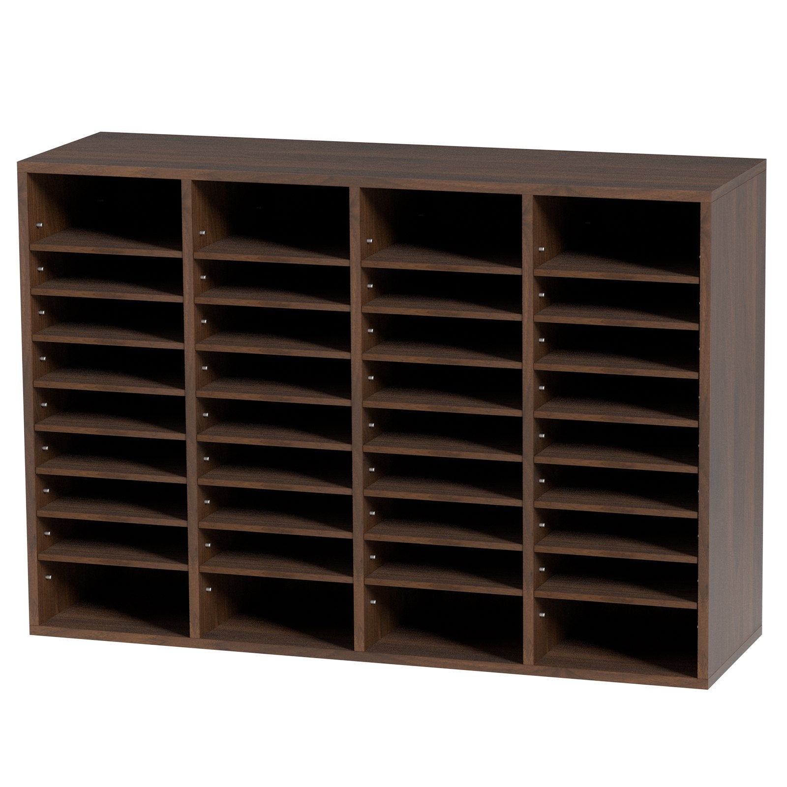 Literature Organizers, 36 Compartments Office Mailbox with Adjustable Shelves, Wood Literature Sorter V952-MZWJZLFPJBH36S6H5V0