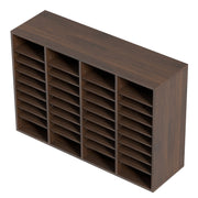 Literature Organizers, 36 Compartments Office Mailbox with Adjustable Shelves, Wood Literature Sorter V952-MZWJZLFPJBH36S6H5V0