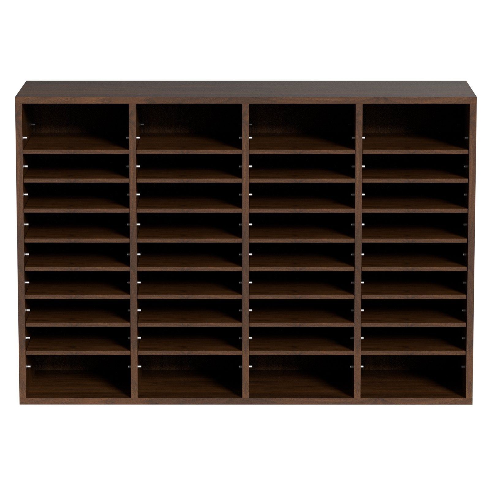 Literature Organizers, 36 Compartments Office Mailbox with Adjustable Shelves, Wood Literature Sorter V952-MZWJZLFPJBH36S6H5V0
