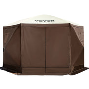 Pop-up Camping Gazebo Camping Canopy Shelter 6 Sided 10' x 10' Sun Shade V952-MZY610FT10FT67P5KV0
