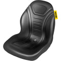 Universal Lawn Tractor Seat Replacement, Compact High Back Mower Seat, Black Vinyl Forklift Seat, Central V952-MZYHS2QISSGOKYL39V0