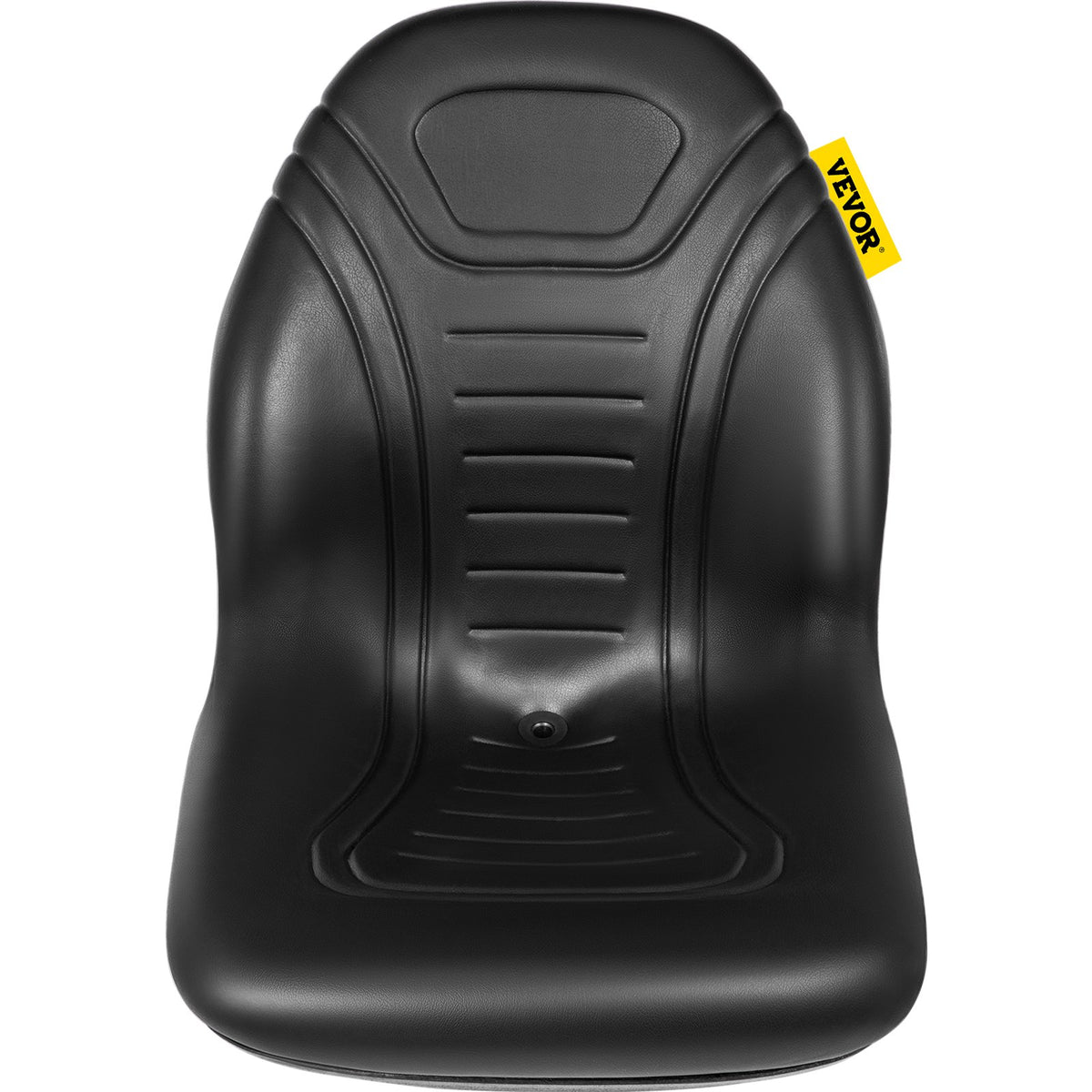 Universal Lawn Tractor Seat Replacement, Compact High Back Mower Seat, Black Vinyl Forklift Seat, Central V952-MZYHS2QISSGOKYL39V0