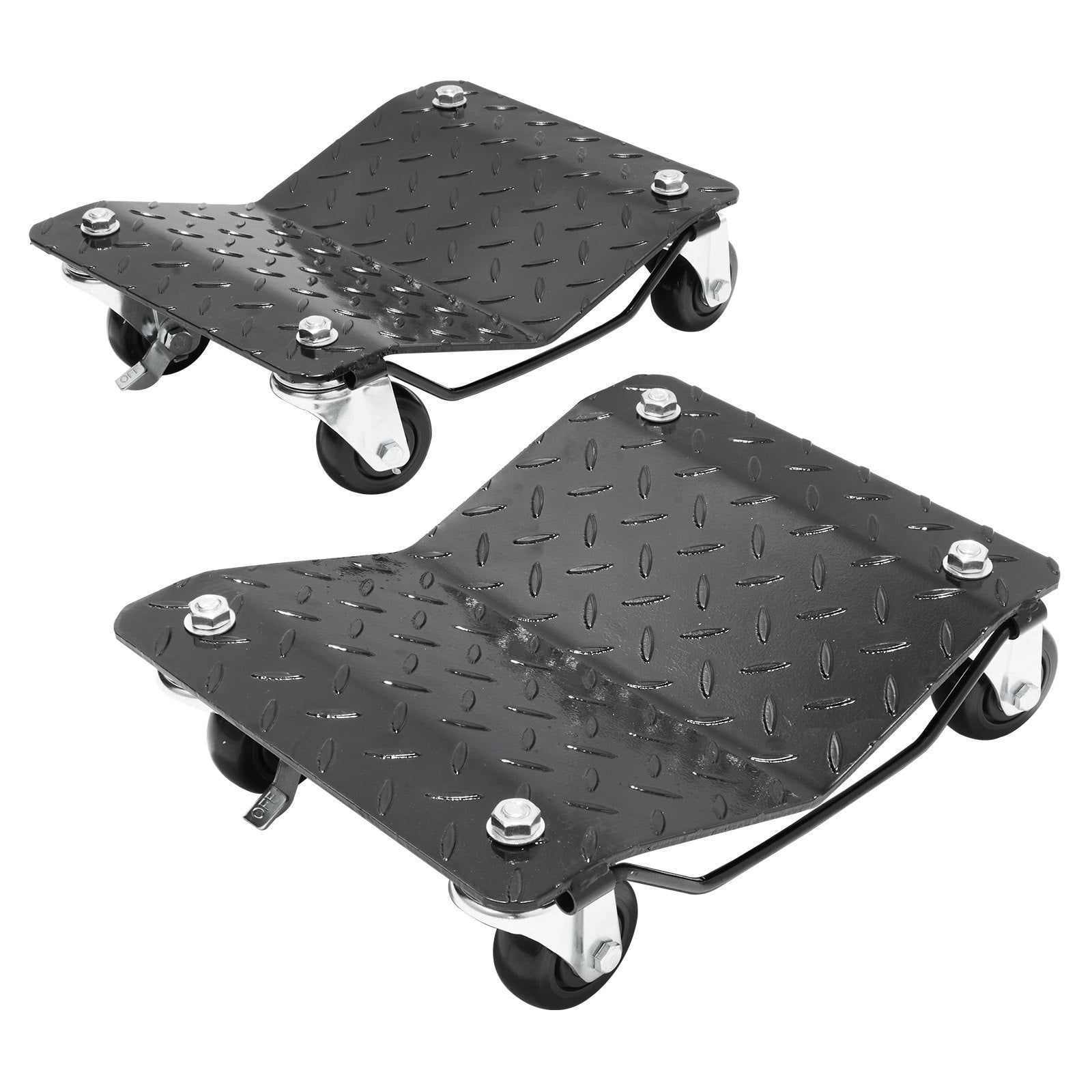 Car Dolly Wheel Tire Dolly 2 PCS Heavy Duty Skate Auto Repair Dolly 3000LB V952-NASLSBY215002P76DV0