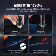 2 PCS 3 FT Whip Light, APP & RF Remote Control Led Whip Light, Waterproof RGB Chasing Lighted Whips with 4 V952-NBKJPPTDZ3YC08D12V9
