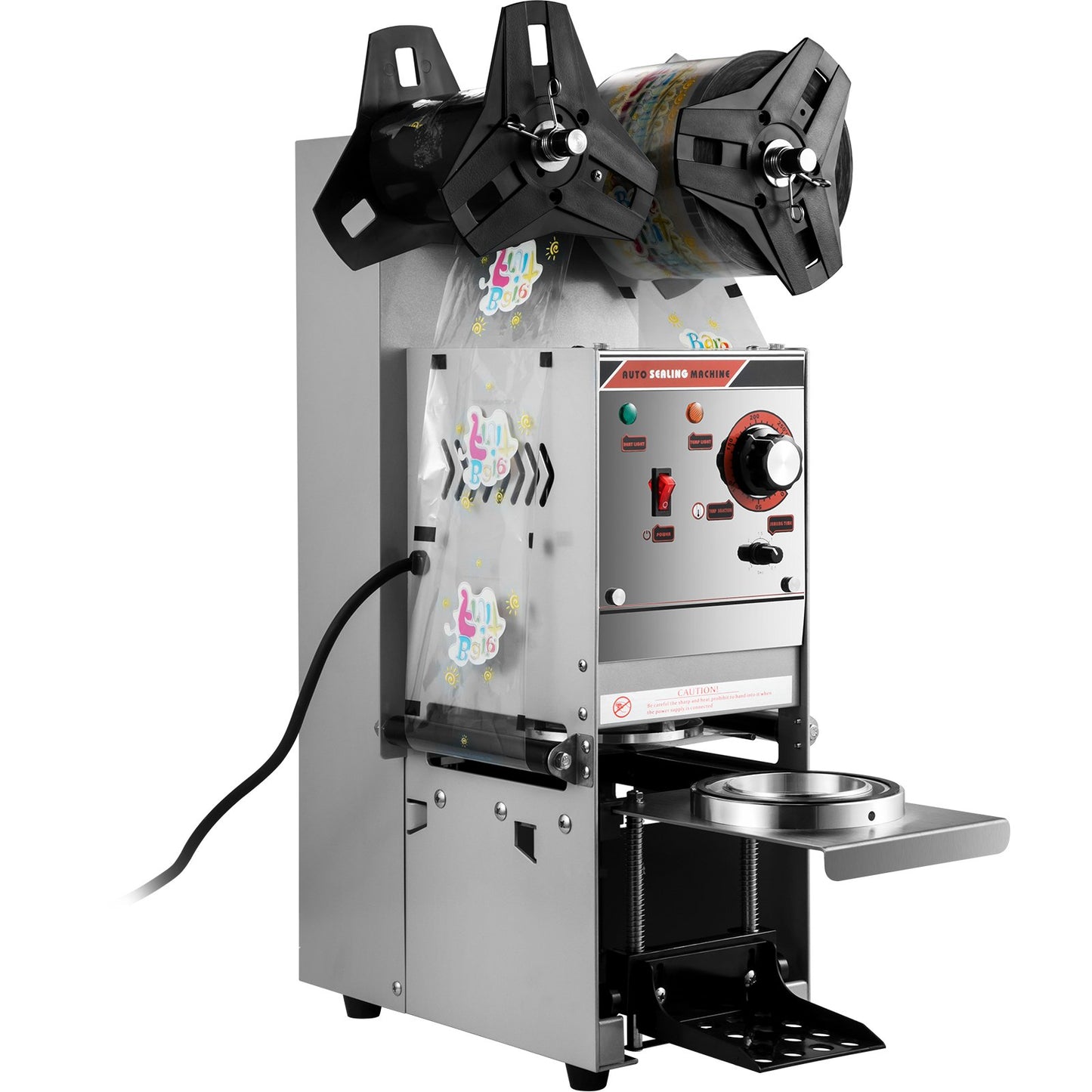 Semi-automatic Cup Sealing Machine Cup Sealer Silver 300-500 Cups/Hour V952-NFKWY-680220VX97FV3