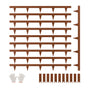 Steel Landscape Edging, 10 Packs 40 x 4.5 in Weather-Resistant & Pre-Rust Metal Landscape Edging, Bendable V952-NHGJSPZ40INC64GX7V0