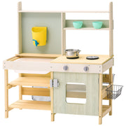 Wooden Mud Kitchen Outdoor Toy Play Kitchen Set for Kids Pretend Playset V952-NJCFJDK35INC4D3XEV0