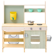 Wooden Mud Kitchen Outdoor Toy Play Kitchen Set for Kids Pretend Playset V952-NJCFJDK35INC4D3XEV0