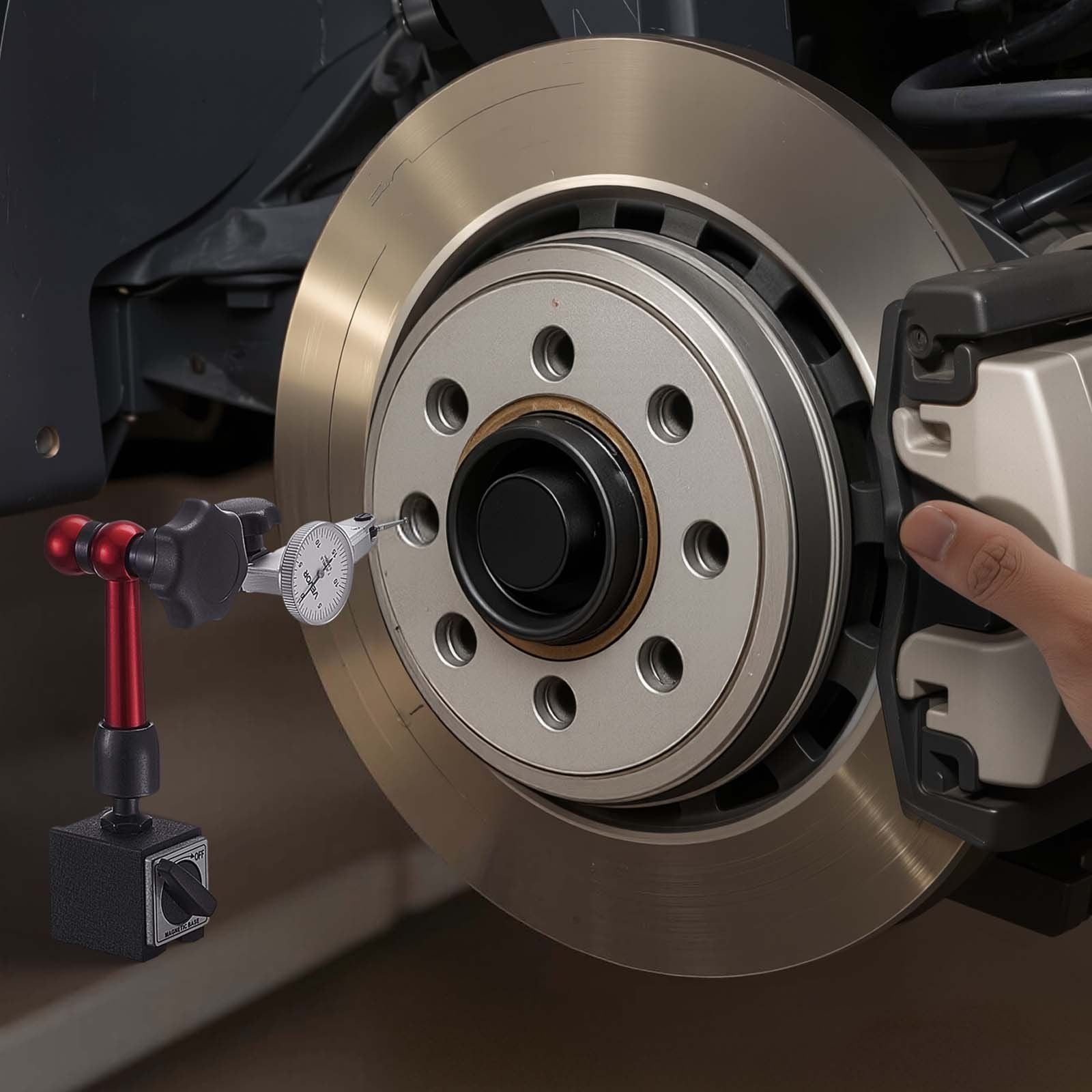 Dial Test Indicator with Universal Magnetic Base and Storage Case, 0.01 mm Accuracy, 0-0.76 mm Range, Micro V952-NJCLGJGGBFBWG49MA001V0
