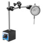 Dial Test Indicator with Dual Rod Stand and Storage Case, 0.03 mm Accuracy, 0-25.4mm Range, Fine Adjustable V952-NJCLGJGJDBFB3JPMJ001V0
