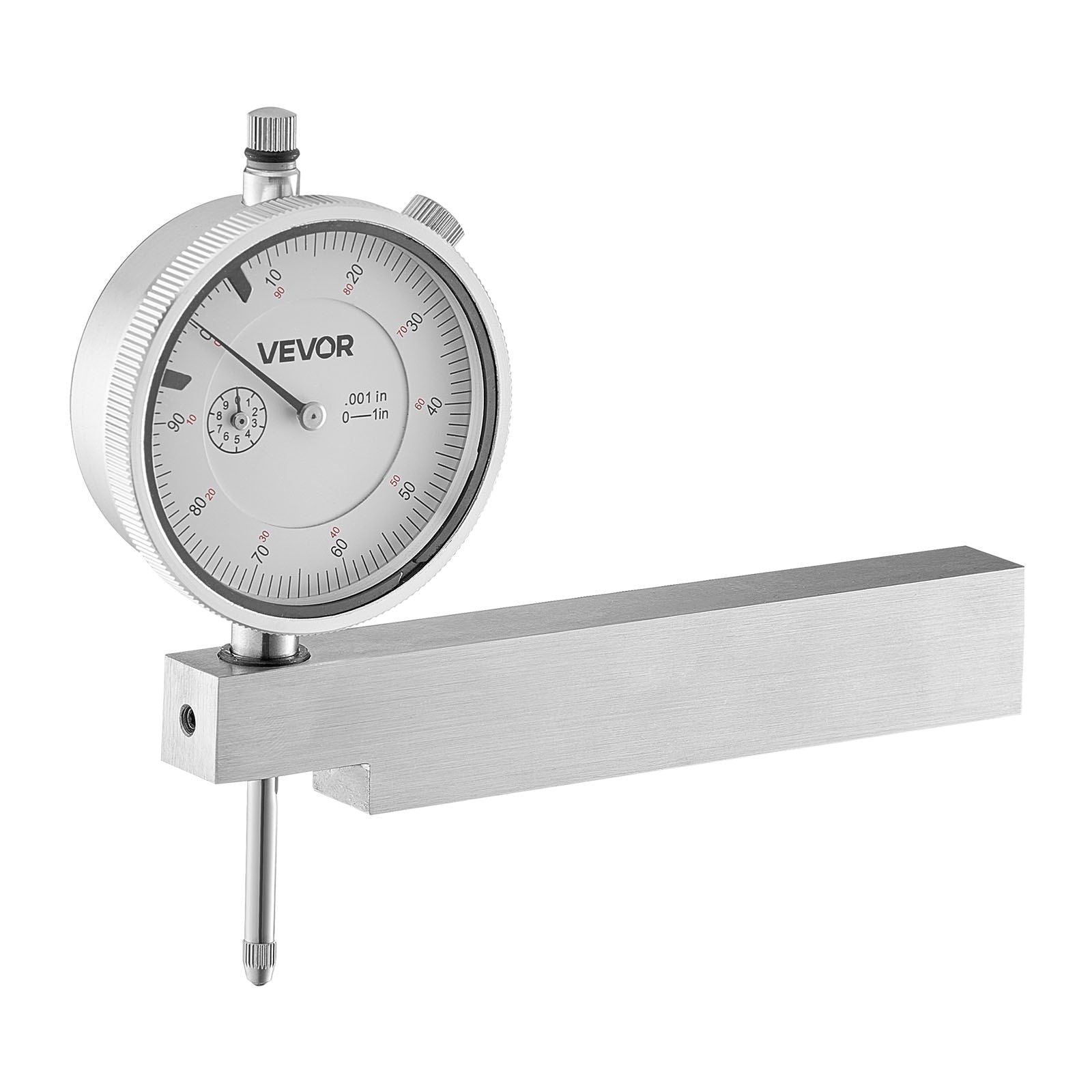 Dial Test Indicator with Metal Base, 0.03 mm Accuracy, 0-25.4mm Range, Easy to Read Large Dial, Professional V952-NJCLGJGJDBFB6AWQ1001V0