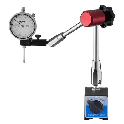 Dial Test Indicator with Magnetic Flexible Base Stand, 0.03 mm Accuracy, 0-25.4mm Range, Fine Adjustable Long V952-NJCLGJGJDBFBE9F6A001V0