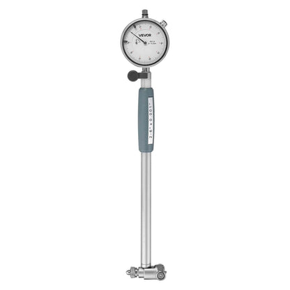 Dial Test Indicator and Bore Gauge Measuring Tool Set, Dial Indicator 0.03 mm Accuracy, 50.8-152.4 mm Bore V952-NJCLGJGJDNJBWDXZQ001V0