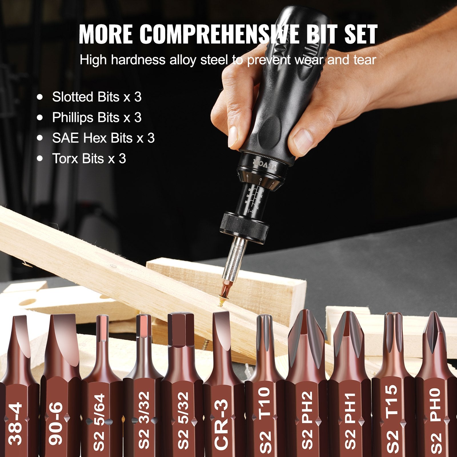 Adjustable Torque Screwdriver 1/4 V952-NJLSDKDKY1070TJWYV0
