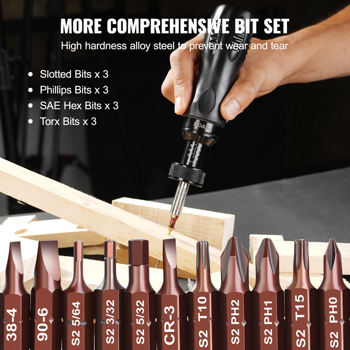 Adjustable Torque Screwdriver 1/4 V952-NJLSDKDKY1070TJWYV0