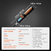 Digital Torque Screwdriver 1/4" Range 2.65-70.67in/lb w/ 0.01N.m Increment V952-NJLSDSXK26670HHEWV0
