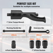 Torque Multiplier, Heavy Duty Torque Multiplier Wrench Set, 1 Inch Drive Lug Nut Wrench Torque Multiplier, V952-NJZBTTBSSYS1LSPEYV0