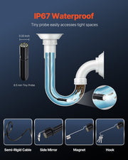 Endoscope Camera with Light, 1920P HD Borescope for Android & IOS, 8 LED Lights Inspection Camera with 5m V952-NKJSXTYX3H1DDST3N001V9