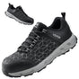 Steel Toe Shoes for Men US Size 11 Athletic Work Shoe Sneakers Black V952-NSHJJZXYDXXHFCB6FV0