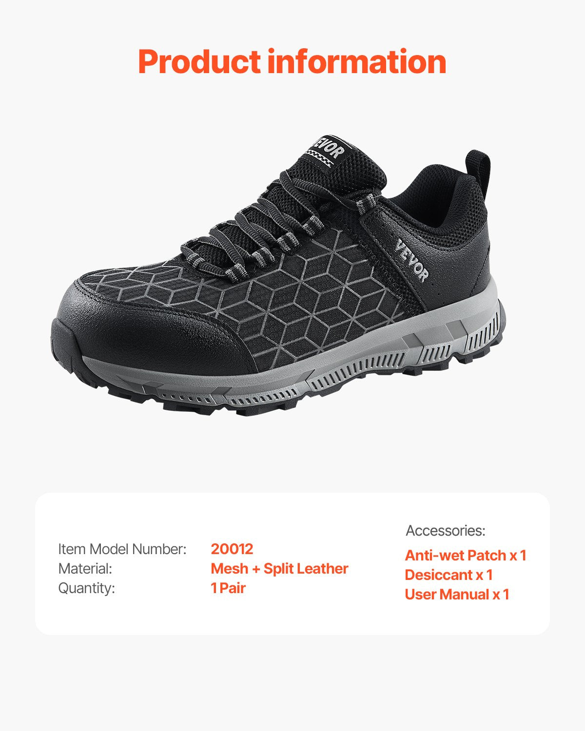 Steel Toe Shoes for Men US Size 11 Wide Athletic Work Shoe Sneakers Black V952-NSHJJZXYDXXHZJDRQV0