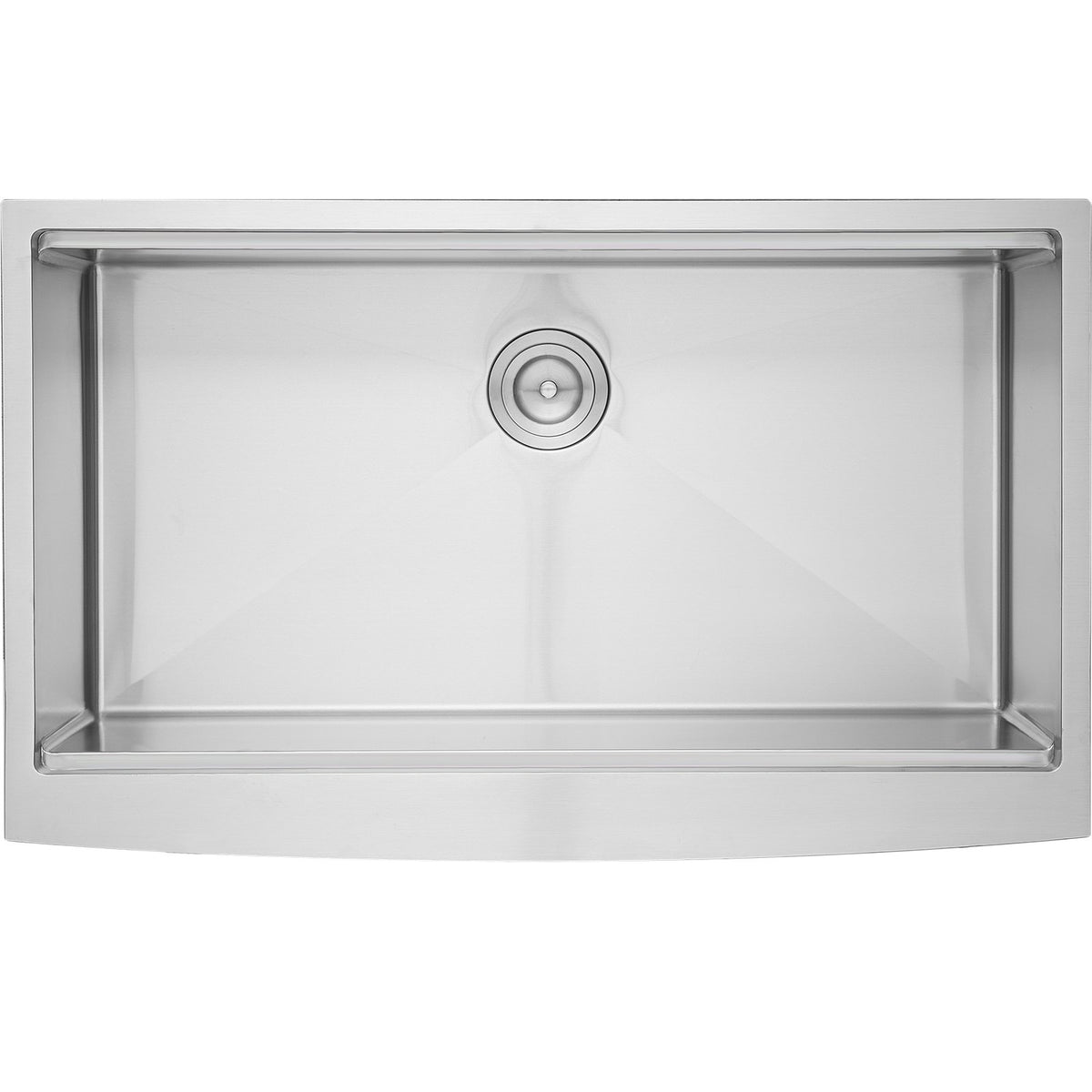 Farmhouse Kitchen Sink, 304 Stainless Steel Drop-In Sinks, Top Mount Single Bowl Basin with Ledge & V952-NSSC30YCYTJ066NW9V0