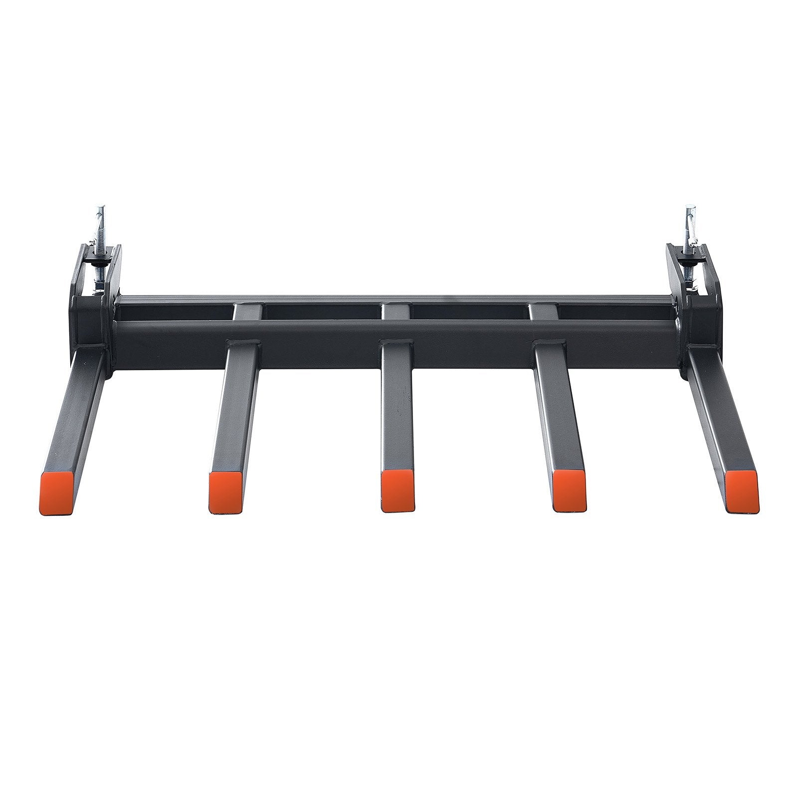 Clamp on Debris Forks to 1200 mm Bucket, 1200 kg Capacity Heavy Duty Clamp on Pallet Forks Attachments, Fit V952-NYCDCC480000YRZ31V0