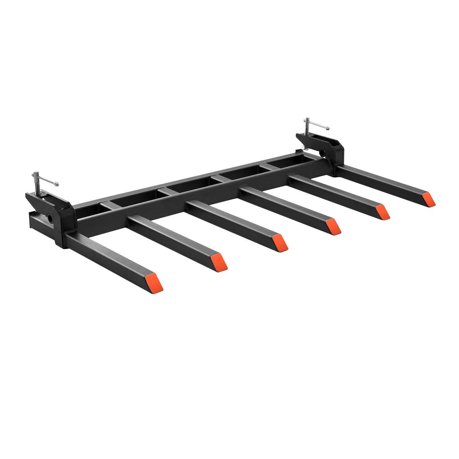 Clamp on Debris Forks to 1500 mm Bucket, 2000 kg Capacity Heavy Duty Clamp on Pallet Forks Bucket, Fit for V952-NYCDCC600000OIKRTV0