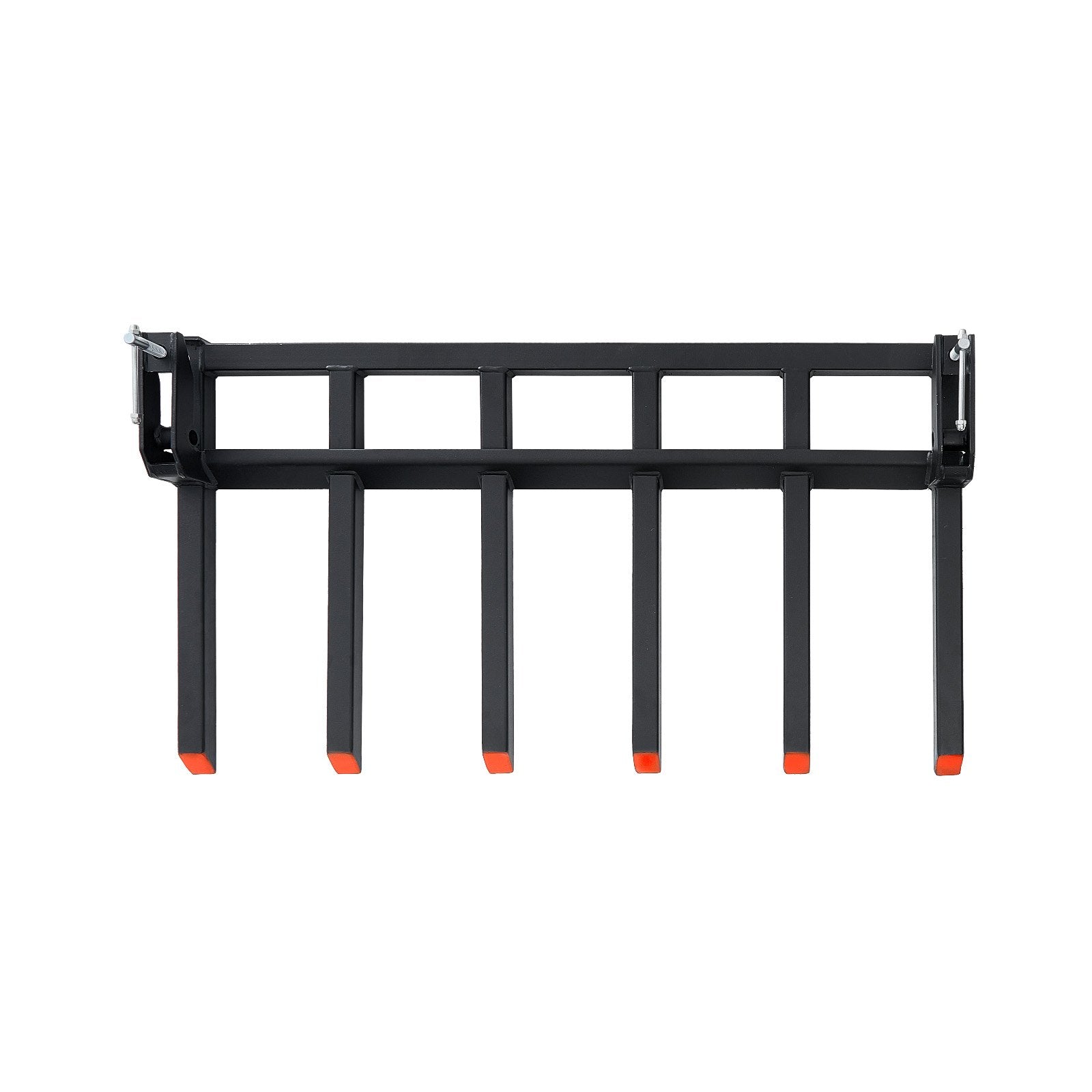 Clamp on Debris Forks to 1500 mm Bucket, 2000 kg Capacity Heavy Duty Clamp on Pallet Forks Bucket, Fit for V952-NYCDCC600000OIKRTV0