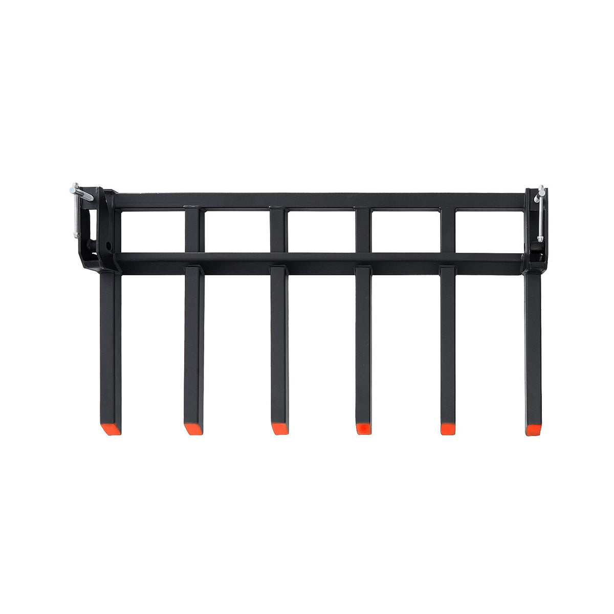 Clamp on Debris Forks to 1500 mm Bucket, 2000 kg Capacity Heavy Duty Clamp on Pallet Forks Bucket, Fit for V952-NYCDCC600000OIKRTV0