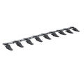 Bucket Tooth Bar, 1800mm, Heavy Duty Tractor Bucket 9 Teeth Bar for Loader Tractor Skidsteer, 2000 kg V952-NYCDWJC72ZTSO9MC2V0
