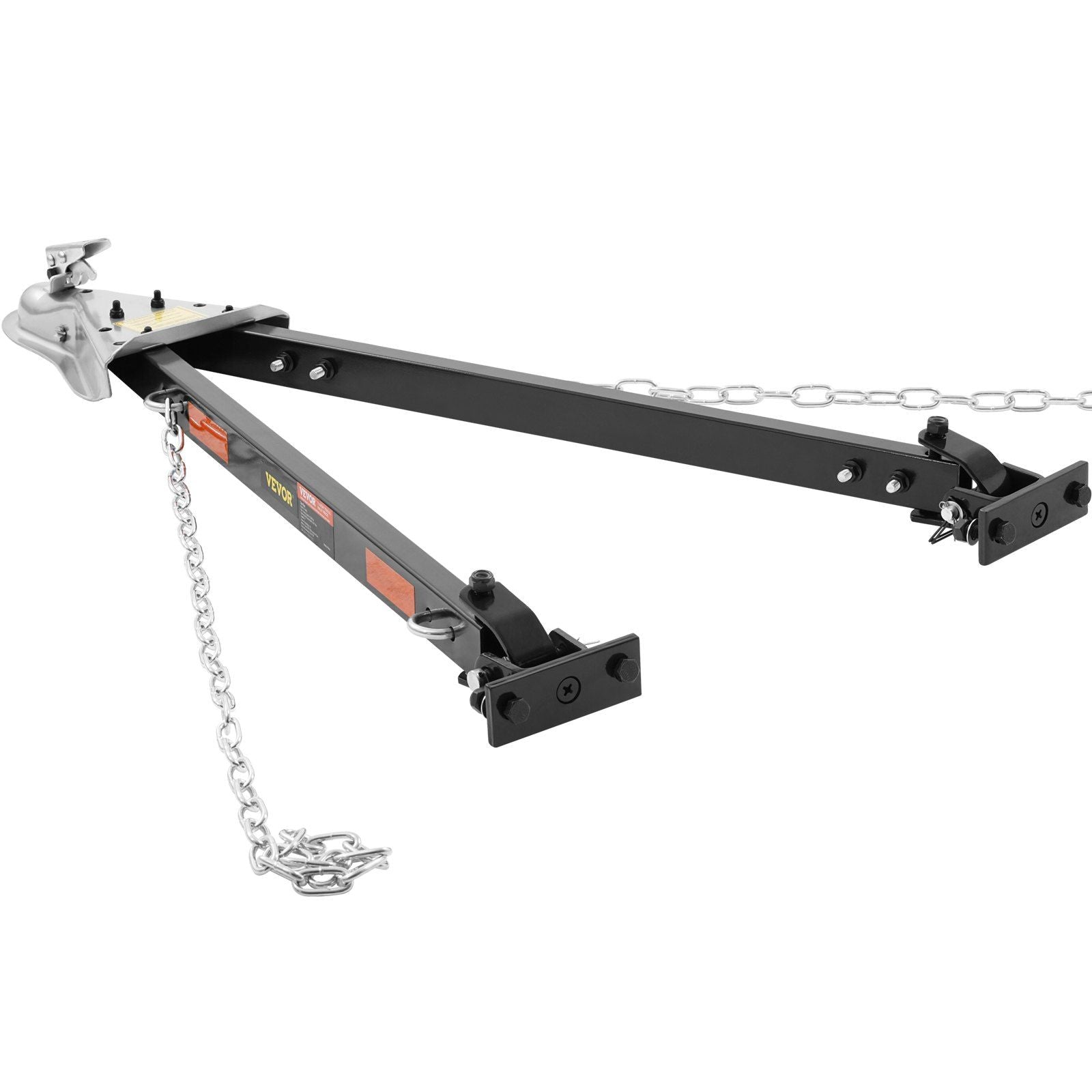 Tow Bar, 2495 kg Towing Capacity with Chains, Powder-Coating Alloy Steel Bumper-Mounted Universal Towing Bar, V952-OHQLJB5500IB0C9B0V0