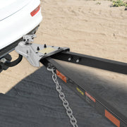 Tow Bar, 2495 kg Towing Capacity with Chains, Powder-Coating Alloy Steel Bumper-Mounted Universal Towing Bar, V952-OHQLJB5500IB0C9B0V0