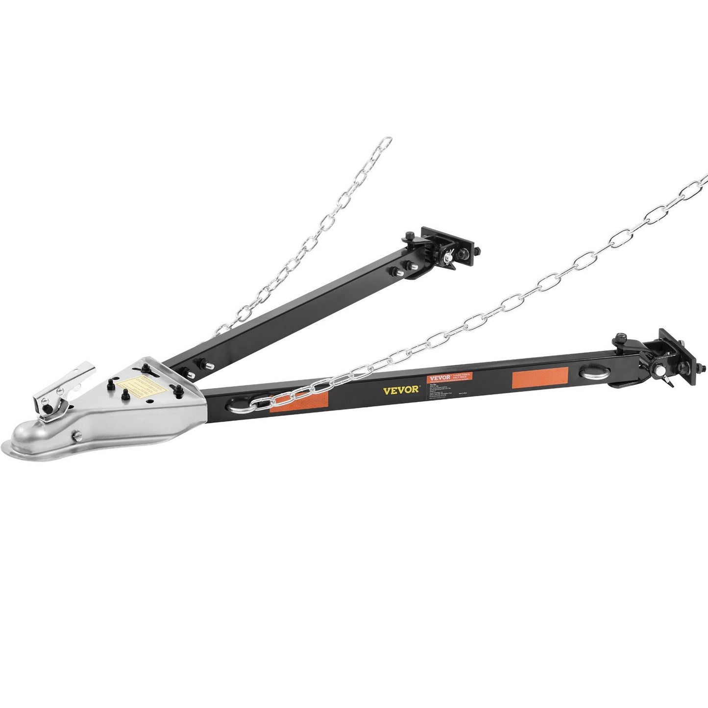 Tow Bar, 2495 kg Towing Capacity with Chains, Powder-Coating Alloy Steel Bumper-Mounted Universal Towing Bar, V952-OHQLJB5500IB0C9B0V0