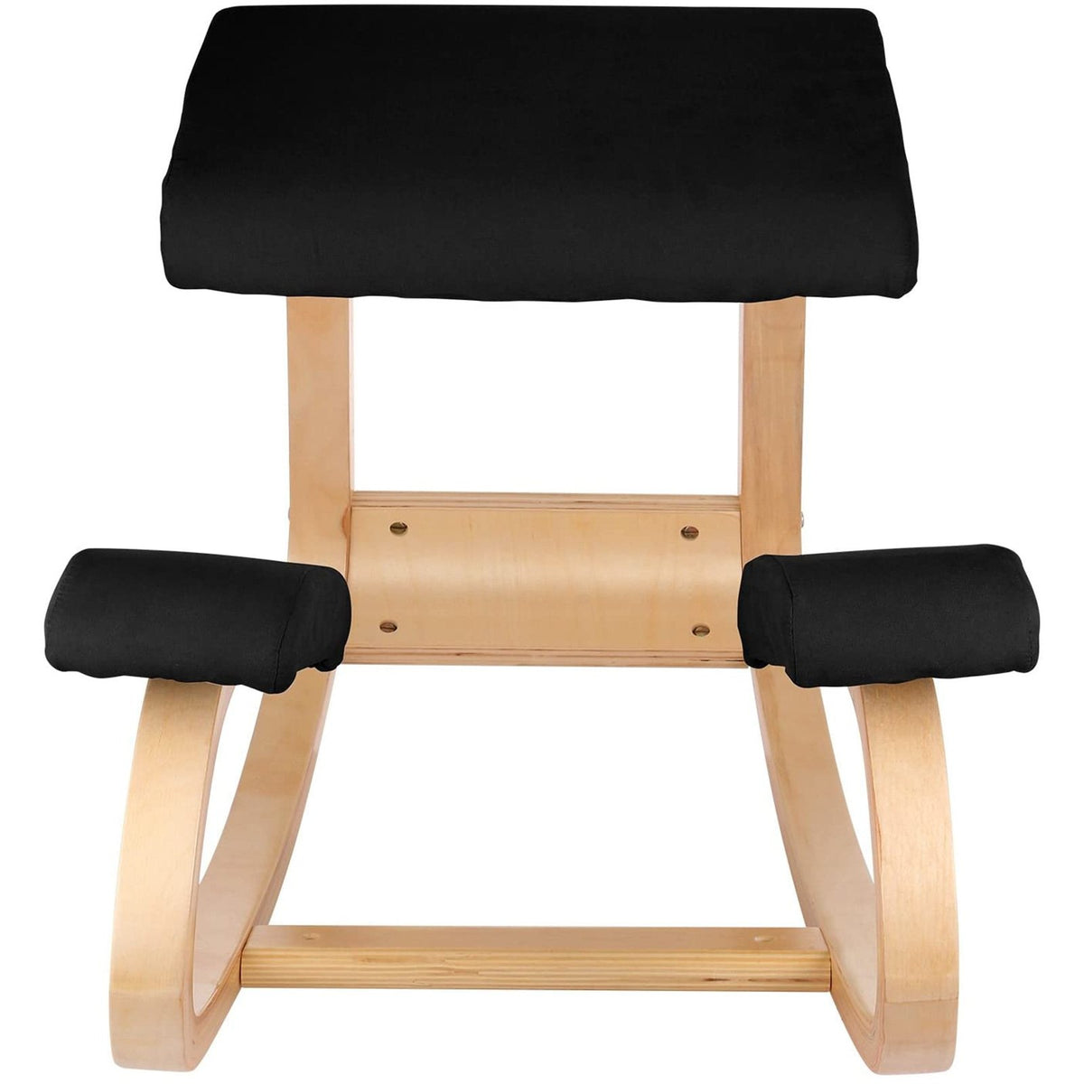 Wooden Ergonomic Kneeling Chair Memory Seat Cushion Relieving Body Black V952-OM-141HSDNY000001V0