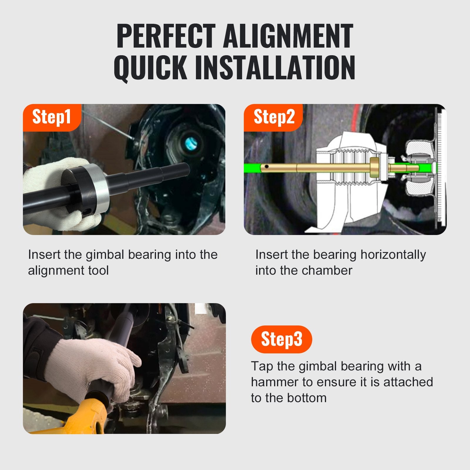 Gimbal Bearing Alignment and Install Kit Mercruiser Alpha Bravo OMC Cobra V952-OMCWEWZYZCCXE70EEV0