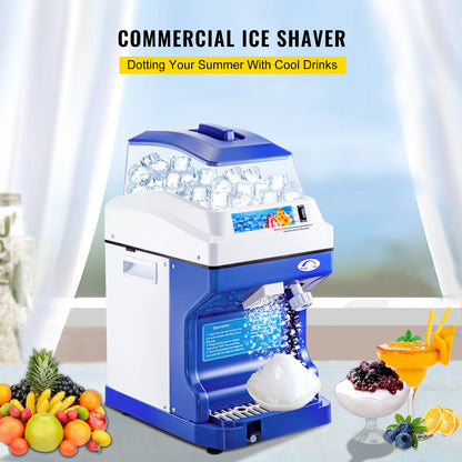 Commercial Ice Shaver Ice Shaving Machine Crusher Snow Cone Maker 200KG/H V952-PBJBY-18800000001V3