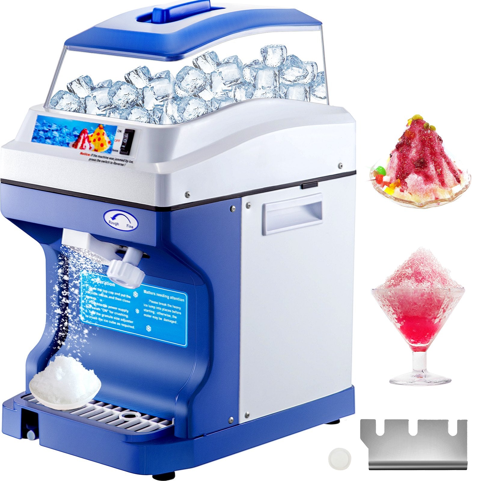 Commercial Ice Shaver Ice Shaving Machine Crusher Snow Cone Maker 200KG/H V952-PBJBY-18800000001V3