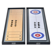 114cm Shuffleboard and Curling 2 in 1 Board Game Portable Tabletop Set V952-PBKSHZ45YC00CUSJXV0